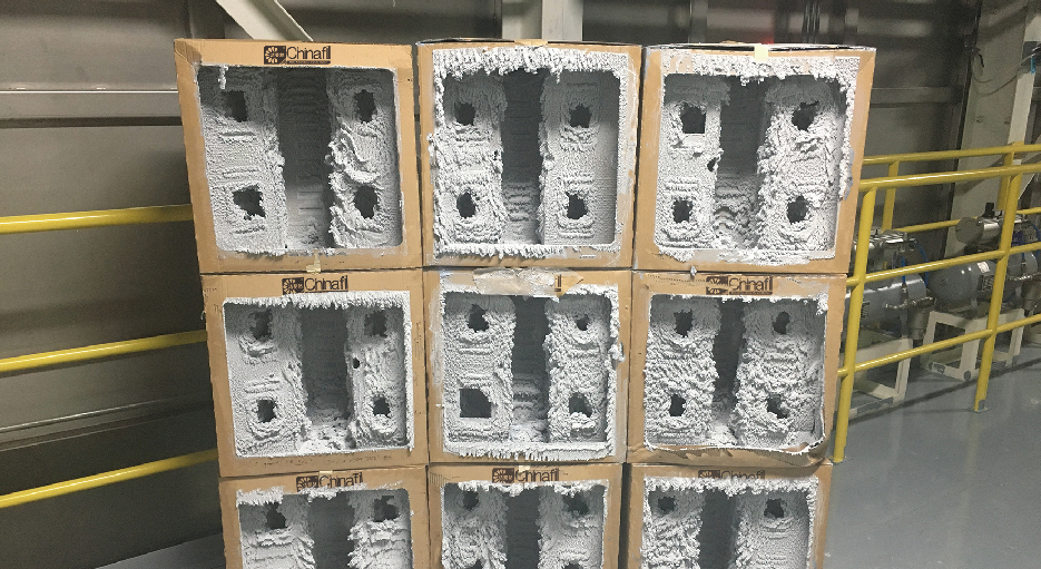 今年会CHINAFIL漆雾捕集系统 (第二代纸盒过滤器)